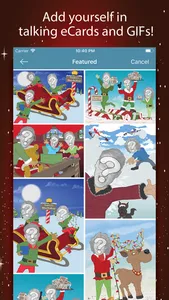 Christmas eCards Maker screenshot 0