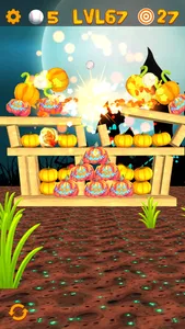 Swipe & Knockdown Pumpkins 2 screenshot 1