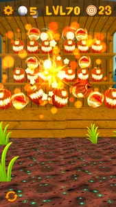 Swipe & Knockdown Pumpkins 2 screenshot 2