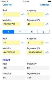 Complex Number Cruncher screenshot 0