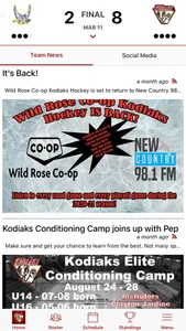 Camrose Kodiaks Official App screenshot 1