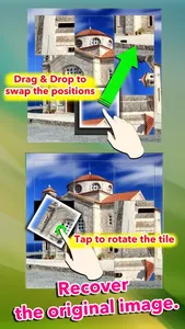 Picture Tile Puzzle! Swap & Rotation screenshot 1