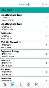 Inspire Fitness screenshot 1