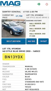 MAG LiveBid screenshot 0