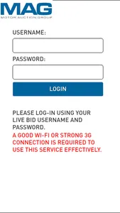 MAG LiveBid screenshot 2