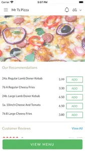 Mr Ts Pizza screenshot 1