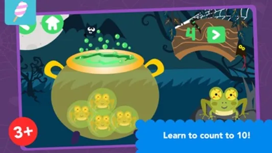 Math Tales trick-or-treating: Halloween counting screenshot 2