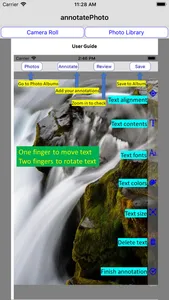 annotatePhoto screenshot 0