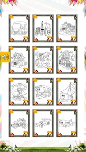 Araçlar Boyama Kitabı - Minik Bilge Araçları Boyayarak Öğreniyor screenshot 4
