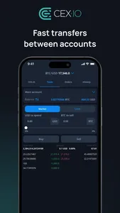 CEX.IO Cryptocurrency Exchange screenshot 9