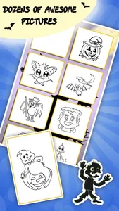 Coloring book : Draw Halloween screenshot 2