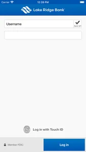 Lake Ridge Bank: Go Mobile screenshot 1