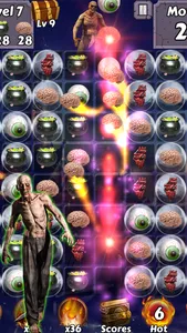 Zombie Mania Halloween World - Free puzzle games for trick or treat screenshot 1