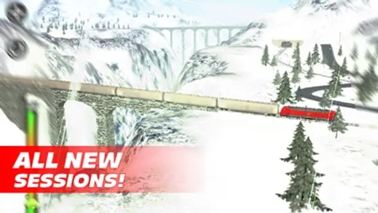 Train Driver Journey 8 - Winter in the Alps screenshot 1