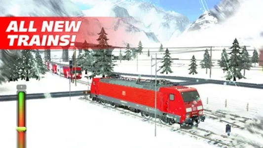 Train Driver Journey 8 - Winter in the Alps screenshot 2