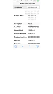 IPv4サブネット計算機 screenshot 0