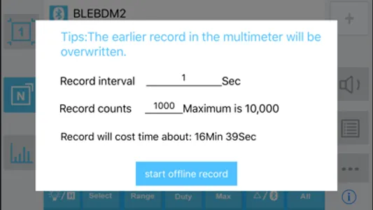 OWON Multimeter BLE screenshot 4