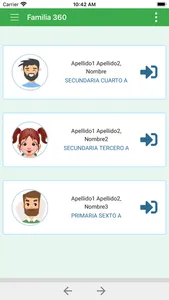 Gestión Aula - Familias 360 screenshot 1