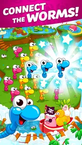 Sugar Worms: Match & Blast! screenshot 1