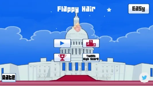 Donald Trump: Flappy Hair screenshot 1