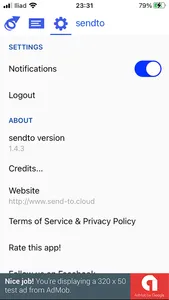 sendto App screenshot 3