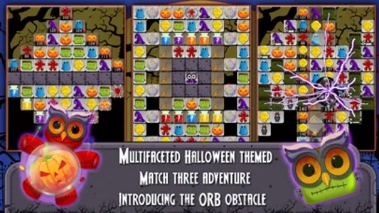 Halloween Drops 2 - Match three puzzle screenshot 1