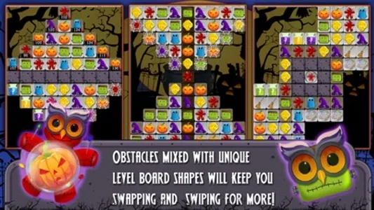 Halloween Drops 2 - Match three puzzle screenshot 3