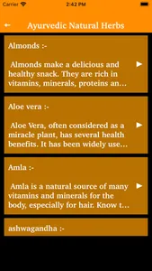 Ayurvedic Remedies - Diet Plan screenshot 1