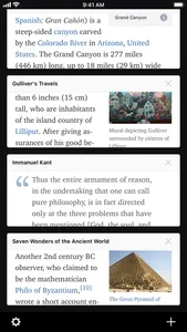 Wonder: Browser for Wikipedia screenshot 1