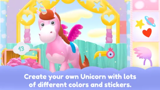 Unicorn Glitterluck Jump'n'Run screenshot 0