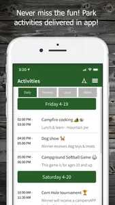 campersAPP screenshot 2