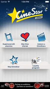 iCineStar Srbija screenshot 1