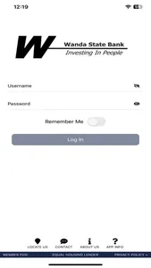 Wanda State Bank Mobile App screenshot 1