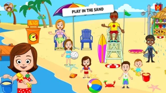 My Town : Beach Picnic screenshot 1