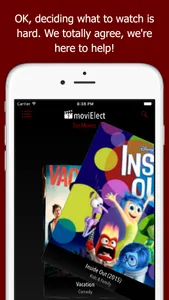 moviElect - Decide Which iTunes Movie or Rental to Watch for TV & Mobile screenshot 0