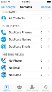 iContacts Pro - (Contacts Manager, Clean Duplicate, Group and Backup) screenshot 2
