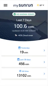 mySunrun screenshot 1