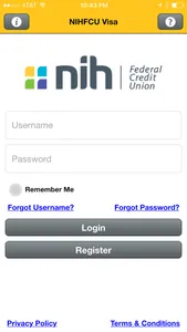 NIHFCU Visa Credit Card screenshot 0