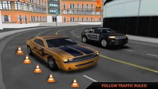 Real Extreme Racing Car Driving Simulator Free 3D screenshot 1