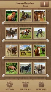 Horse Jigsaw Puzzles - Brain Training Games screenshot 1