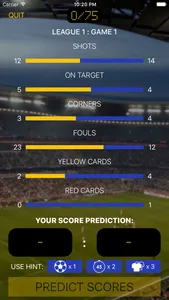 Footy Stats: Score Predictor screenshot 1