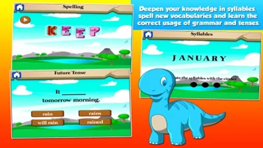 Dino Third Grade School Games screenshot 4