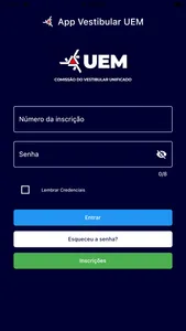 App Vestibular UEM screenshot 0