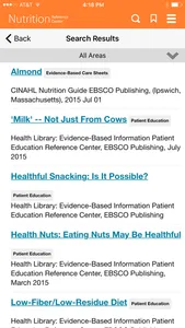 Nutrition Reference Center screenshot 2