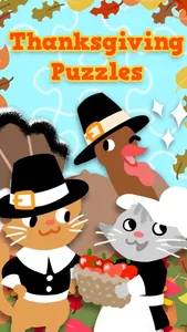 Thanksgiving Puzzles - Fall Holiday Games for Kids screenshot 0
