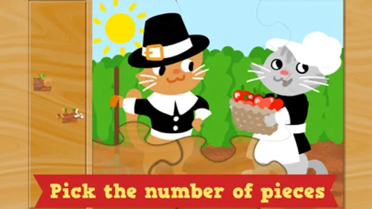 Thanksgiving Puzzles - Fall Holiday Games for Kids screenshot 1