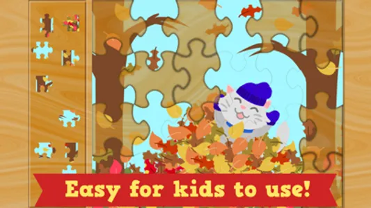 Thanksgiving Puzzles - Fall Holiday Games for Kids screenshot 3