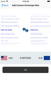 Exchange rate calculation ! screenshot 2