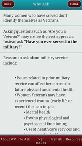 Caring4Women Veterans screenshot 2