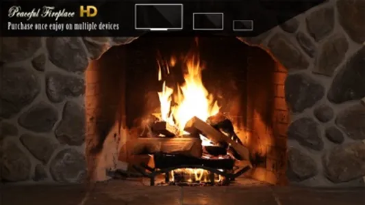 Peaceful Fireplace HD screenshot 1